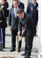 PARIS: Nicolas Sarkozy and Francois Hollande - Armistice Day