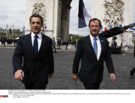 PARIS: Nicolas Sarkozy and Francois Hollande - Armistice Day