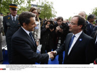 PARIS: Nicolas Sarkozy and Francois Hollande - Armistice Day