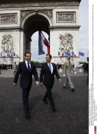 PARIS: Nicolas Sarkozy and Francois Hollande - Armistice Day