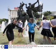 Students celebrate the last day of term before the summer holidays, Kiev, Ukraine - 28 May 2009