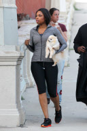 *EXCLUSIVE* Jennifer Hudson films a new Weight Watchers Commerical in Los Angeles