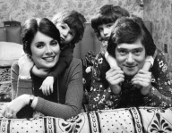 Vidal Sassoon Is Seen Here With His Wife Beverly Sassoon And Daughter Catya Sassoon 3 And Son Elan Sassoon 2.. Beverly Adams