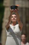 Olympic Flame Lit In Ancient Olympia For London Games