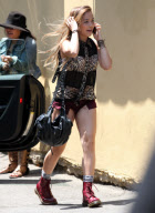 Vanessa Hudgens and Her Mom Hit the Gym