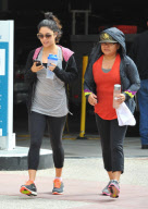 VANESSA HUDGENS spends some quality time with her mother GINA