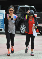 VANESSA HUDGENS spends some quality time with her mother GINA
