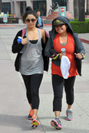 VANESSA HUDGENS spends some quality time with her mother GINA