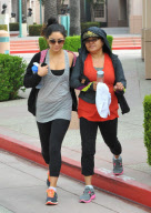 VANESSA HUDGENS spends some quality time with her mother GINA