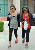 VANESSA HUDGENS spends some quality time with her mother GINA