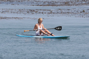 *EXCLUSIVE* Nicollette Sheridan Paddle Boarding
