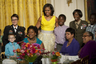 Mother's Day lunch für die Angehörigen von Soldaten im Weissen Haus in Washington