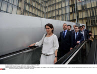 PARIS: Francois Hollande visits Francois Mitterrand Library