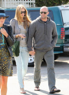 Rosie Huntington-Whiteley and Jason Statham Have Dinner in Malibu