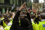 Occupy protest on Global day of action in London