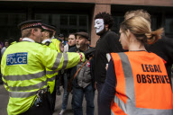Occupy protest on Global day of action in London