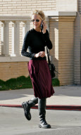 Meg Ryan Shops And Talks At Barneys