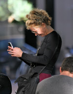 Meg Ryan Shops And Talks At Barneys