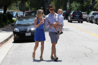 Ali Larter has Mother's Day with her Boys at Coldwater Park