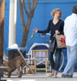 EXCLUSIVE - FIRST-PIX Jessica Biel "wigs out" on the set of 'Hitchcock