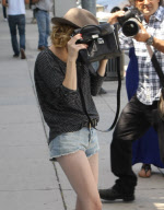 Emma Roberts has a black eye?!