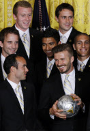 U.S.-WASHINGTON-OBAMA-MLS CHAMPION