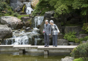 Emperor Akihito and Empress Michiko of Japan visit the Kyoto Garden in Holland Park, London, Britain - 17 May 2012