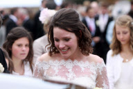 Wedding of Camilla Hook to Sam Holland.at Aberlady Parish Church in East Lothian Scotland, Britain