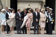 Bautizo de la Princesa Estelle de Suecia en Estocolmo.