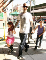 Travis Barker Takes Landon and Alabama to Doctor