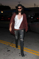 *EXCLUSIVE* Russell Brand attends his AA class in West Hollywood