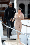 Kanye West & Kim Kardashian In Cannes