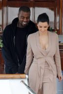 Kanye West & Kim Kardashian In Cannes