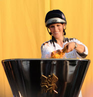 Olympic Torch Relay, Cheltenham race course, Britain - 23 May 2012
