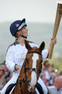 Olympic Torch Relay, Cheltenham race course, Britain - 23 May 2012