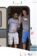 *EXCLUSIVE* Mark Wahlberg cools down with a VAMPT!