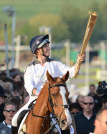 Olympic Torch Relay, Cheltenham race course, Britain - 23 May 2012