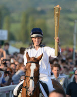 Olympic Torch Relay, Cheltenham race course, Britain - 23 May 2012