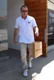 David Furnish gets in some retail therapy in West Hollywood