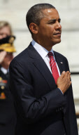Memorial Day in den USA: US-Präsident Barack Obama besucht den Arlington Nationalfriedhof