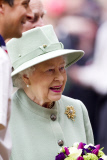 Queen watches Scout parade