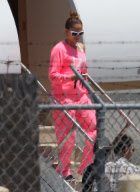 Exclusive: J-Lo & Casper Return To Los Angeles