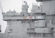 USS Iowa arrvies in Los Angeles