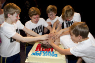 3000 performance of 'Billy Elliot' play at the Victoria Palace Theatre, London, Britain - 30 May 2012