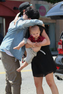 Paparazzo Helps Selma Blair Load Her Baby Stroller into her Car