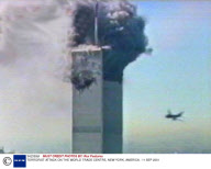 TERRORIST ATTACK ON THE WORLD TRADE CENTRE, NEW YORK, AMERICA - 11 SEP 2001