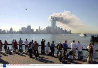 AFTERMATH OF TERRORIST ATTACKS ON WORLD TRADE CENTRE, NEW YORK, AMERICA - 11 SEP 2001