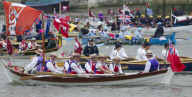 The Queen's Diamond Jubilee, River Pageant, London, Britain - 03 June 2012