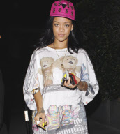 Rihanna leaves Giorgio Baldi in an unattractive shirt