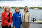 Hilary Clinton visits Sweden
